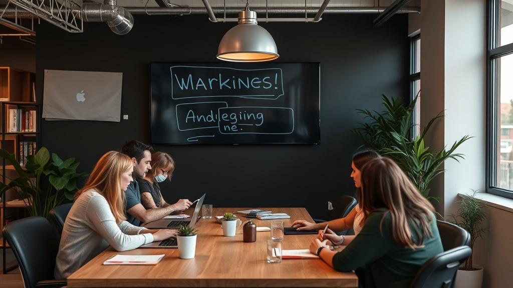 a photo of a marketing agency. a photo of a marketing agency.фото