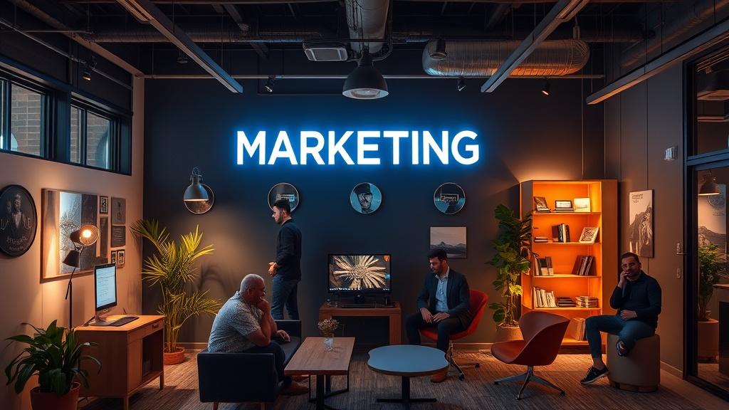 a photo of a marketing agency. a photo of a marketing agency.фото