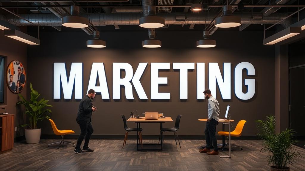 a photo of a marketing agency. a photo of a marketing agency.фото